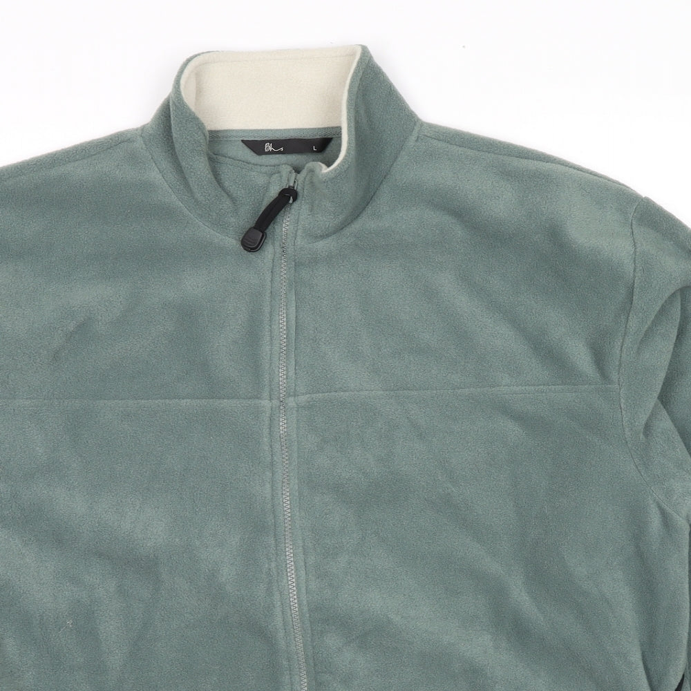 BHS Mens Green Jacket Size L Zip