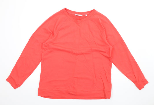 NEXT Womens Red Cotton Pullover Sweatshirt Size L Pullover