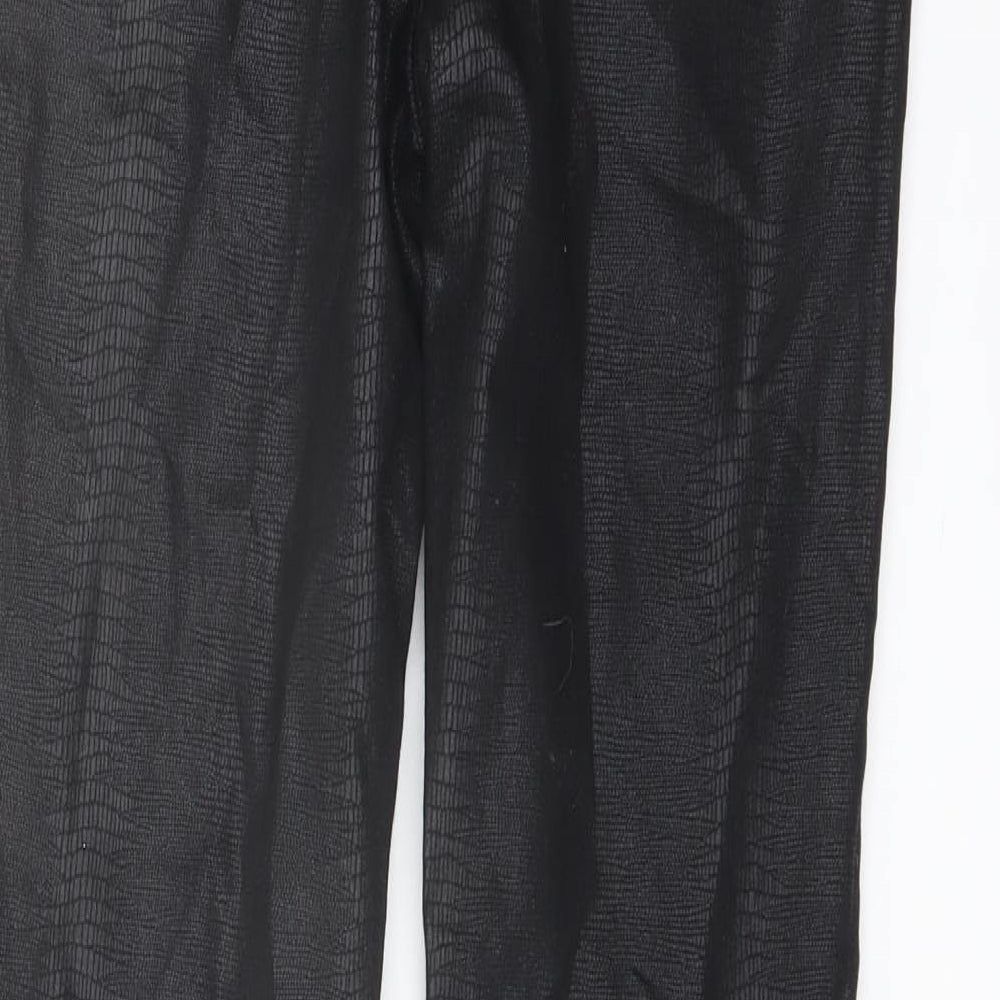 NEXT Womens Black Cotton Jegging Leggings Size 10 L29 in