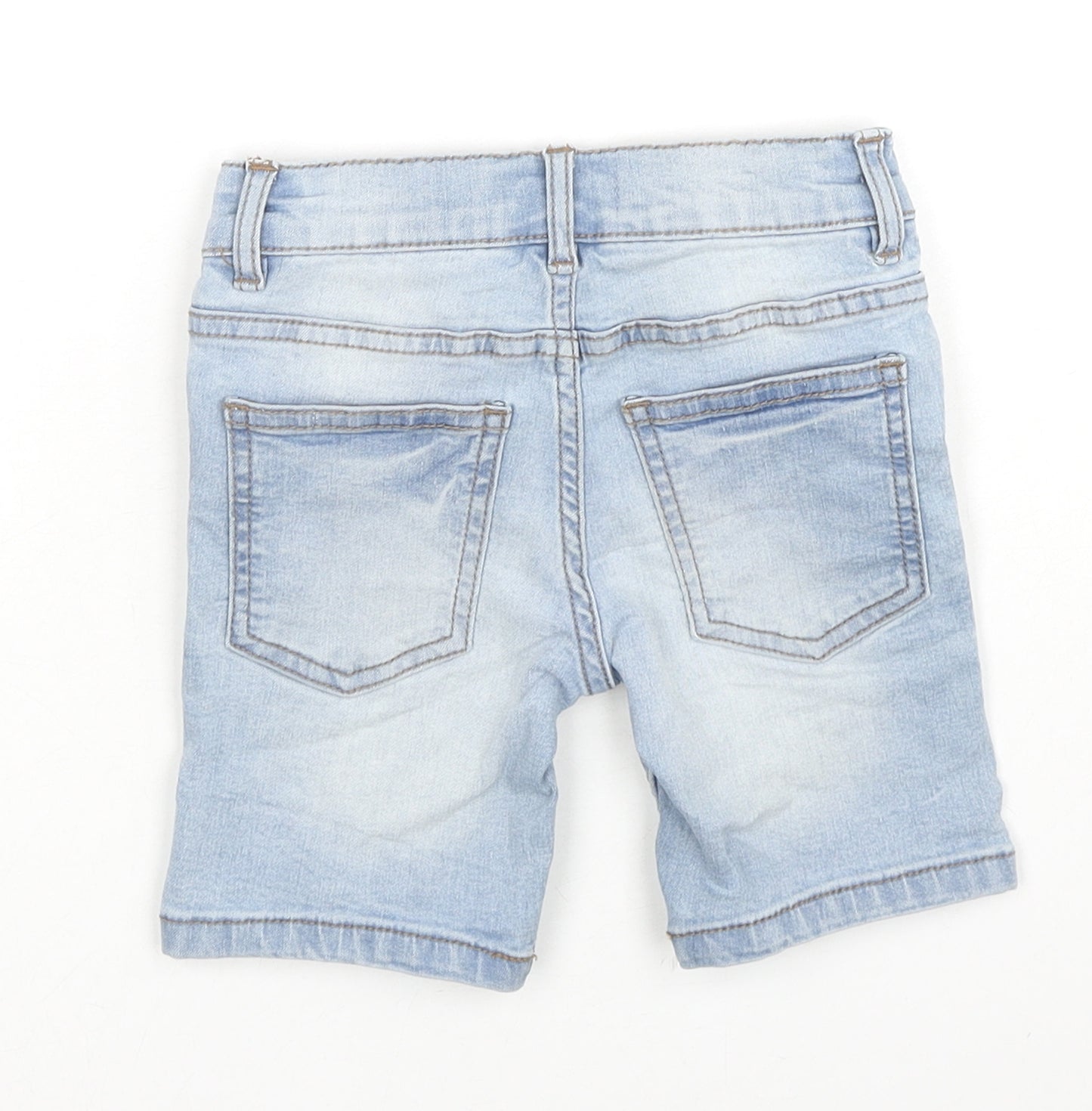 NEXT Boys Blue Cotton Bermuda Shorts Size 3 Years L6 in Regular Zip