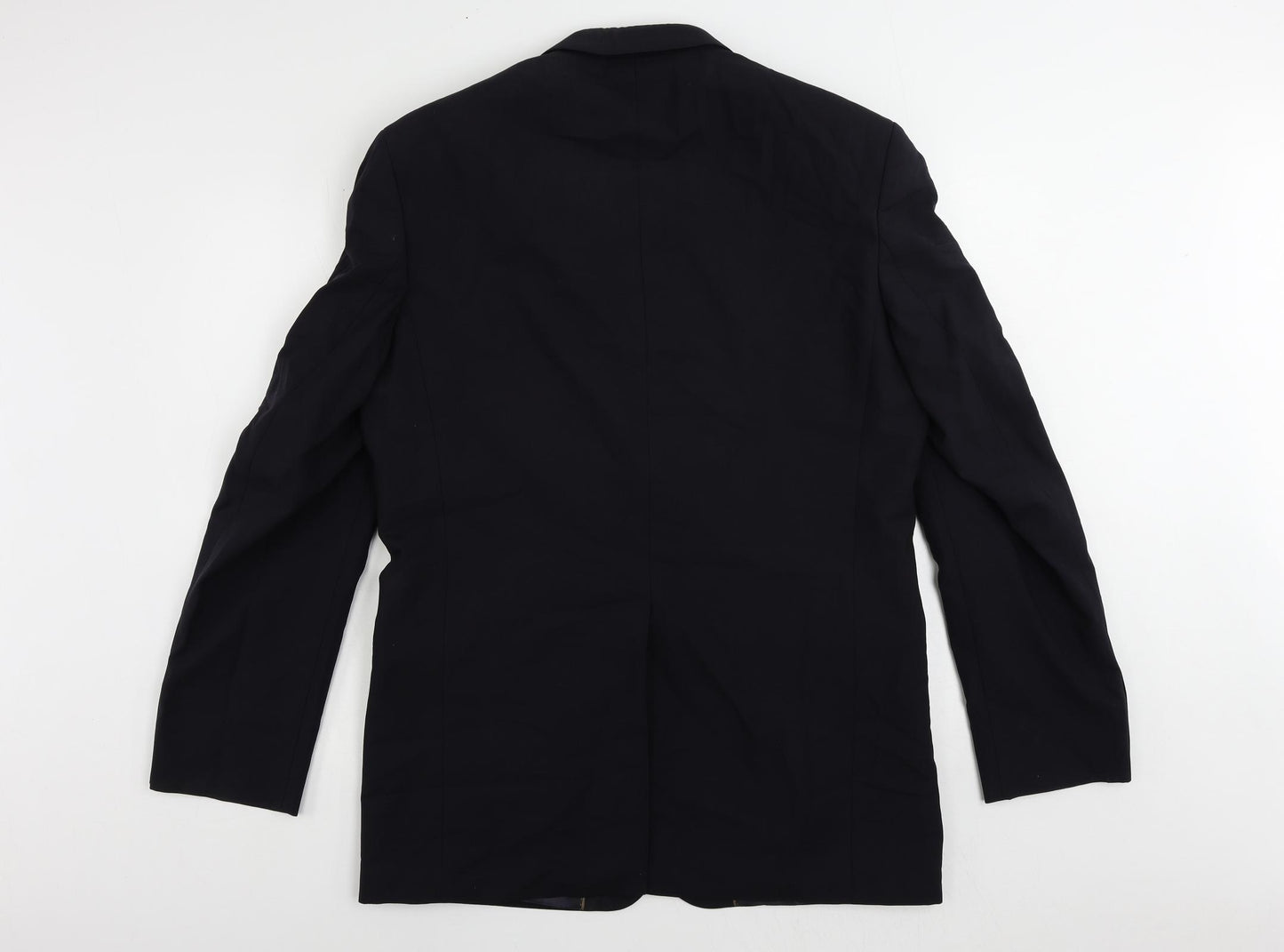 NEXT Mens Black Wool Jacket Suit Jacket Size 40 Regular