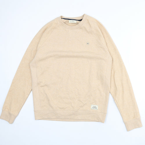 billybelt Mens Beige Cotton Pullover Sweatshirt Size L