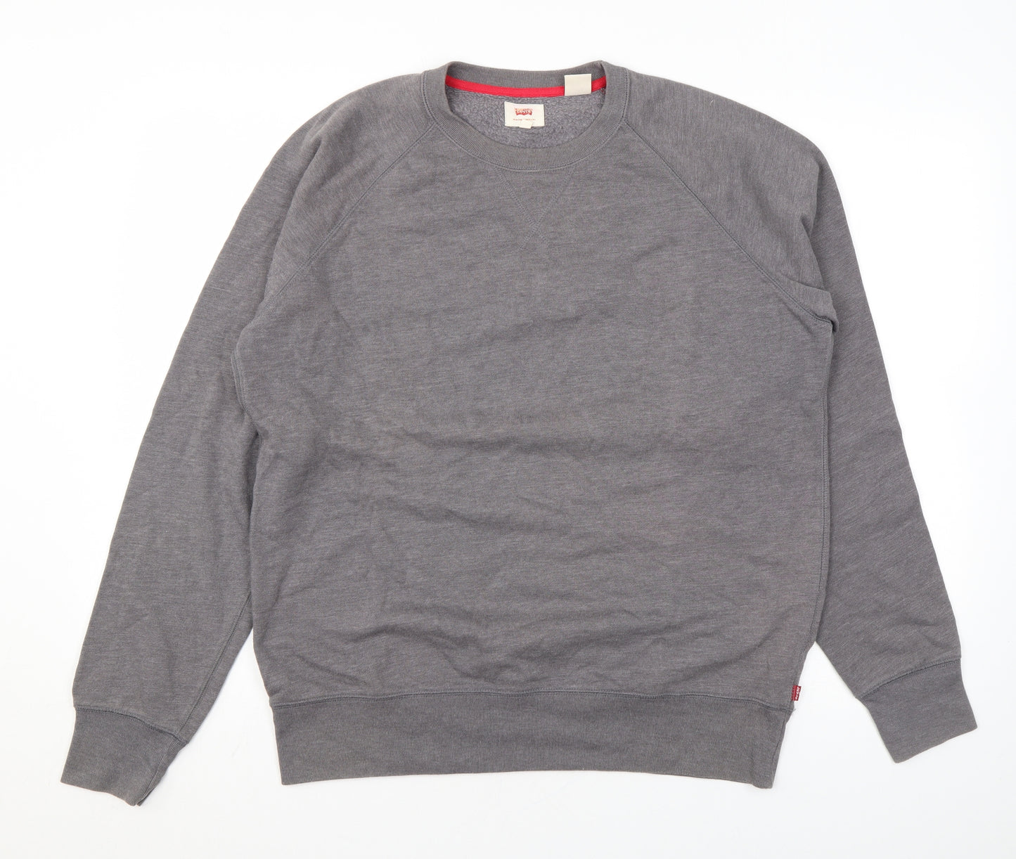 Levi's Mens Grey Cotton Pullover Sweatshirt Size M