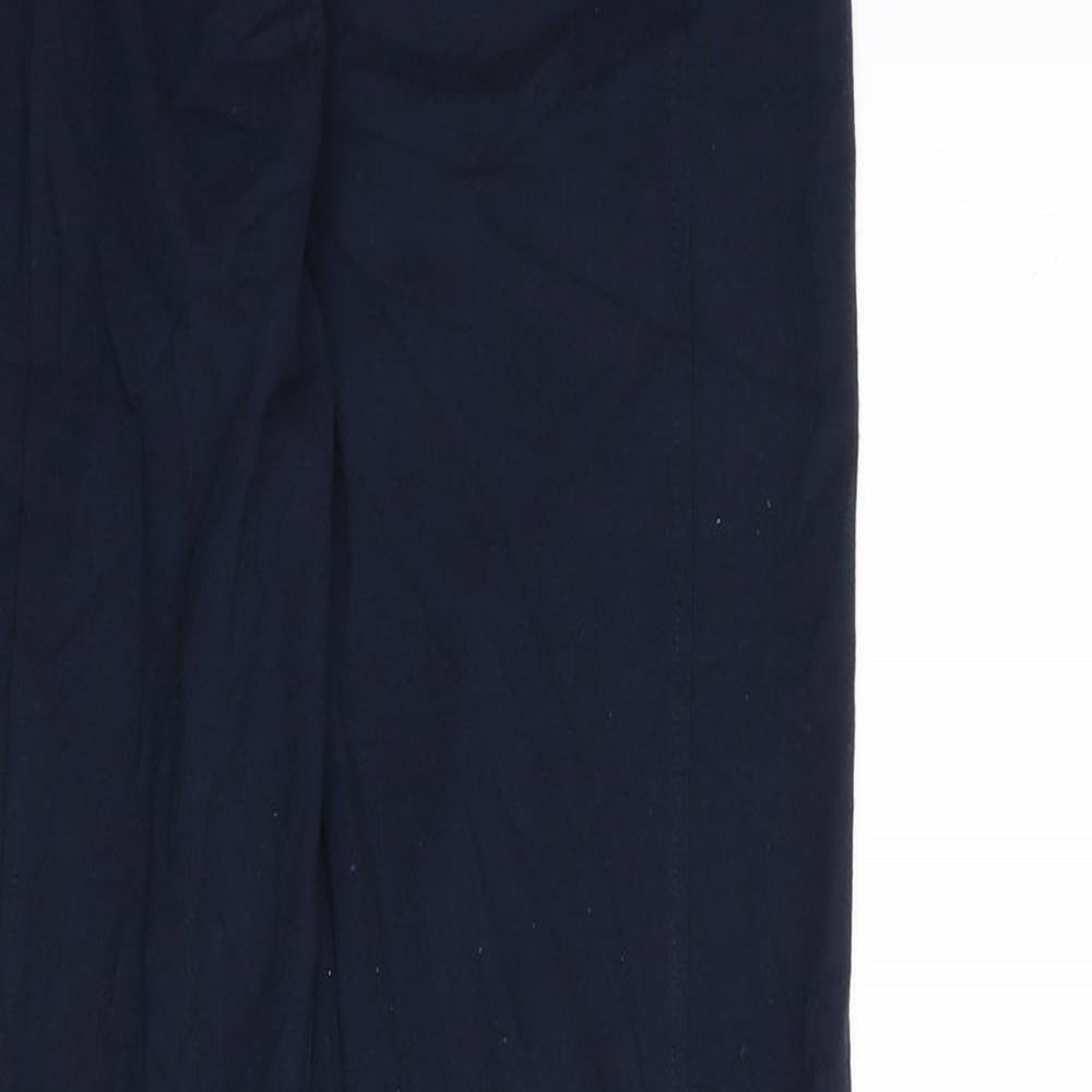 Marks and Spencer Womens Blue Polyester Capri Leggings Size 8 L28 in - Long Length