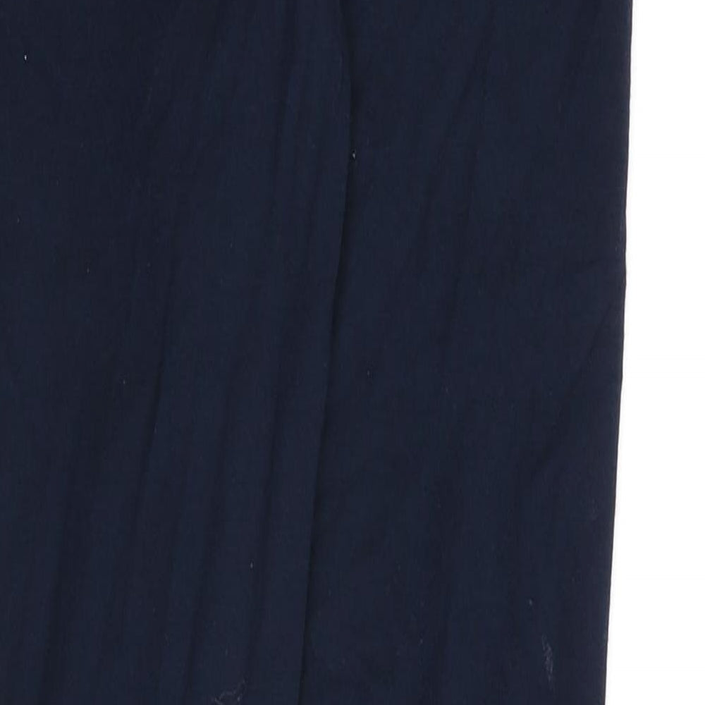 Marks and Spencer Womens Blue Polyester Capri Leggings Size 8 L28 in - Long Length