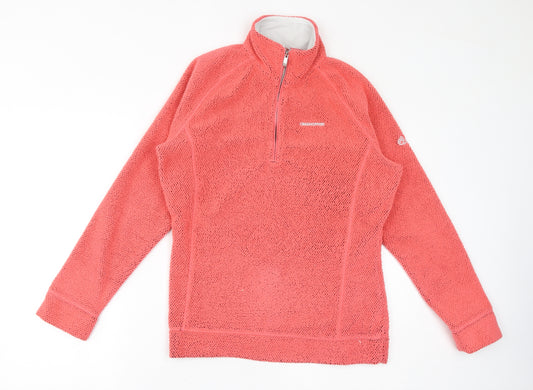 Craghoppers Womens Pink Polyester Pullover Sweatshirt Size 12 Pullover