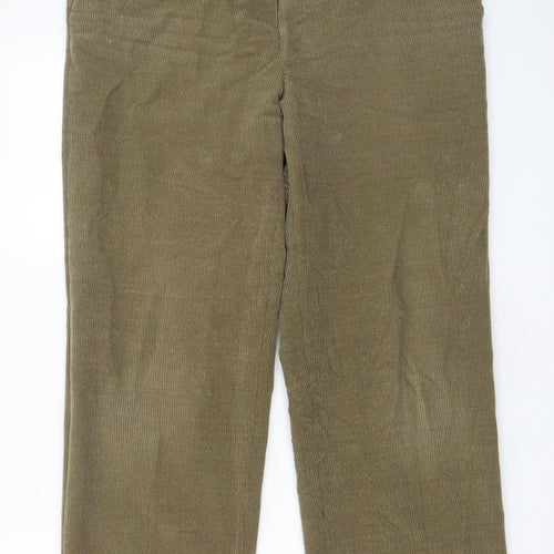 Meyer Mens Brown Polyester Trousers Size 36 in L30 in Regular Zip - Pockets