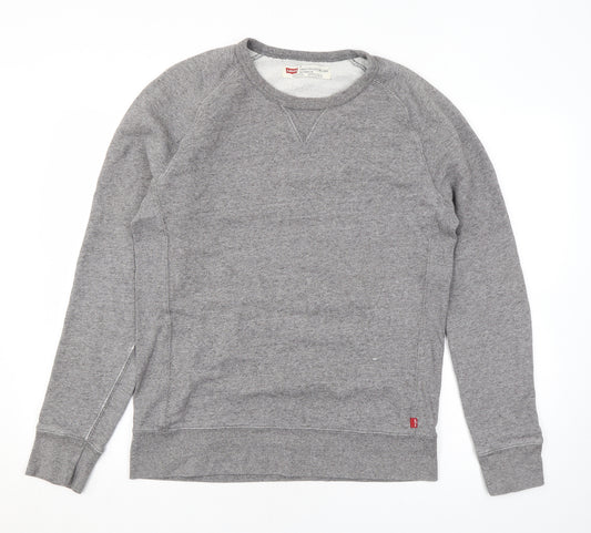 Levi's Mens Grey Cotton Pullover Sweatshirt Size M