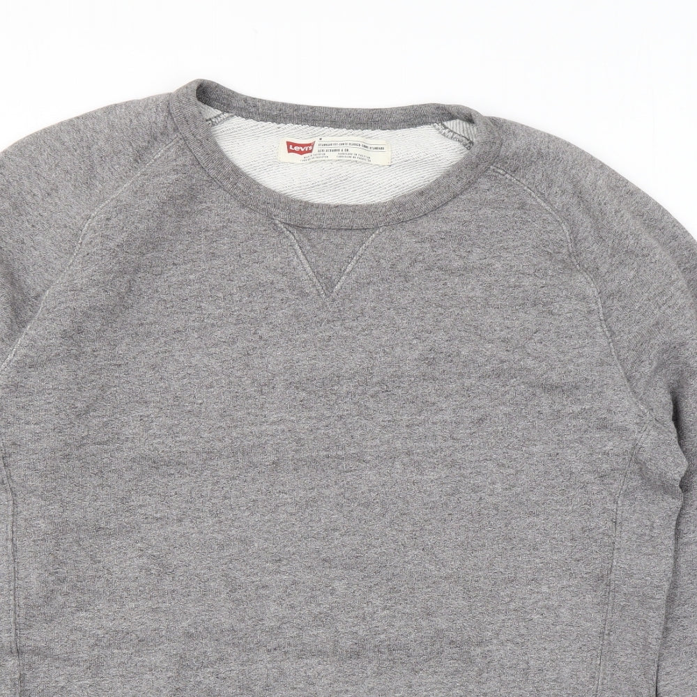 Levi's Mens Grey Cotton Pullover Sweatshirt Size M