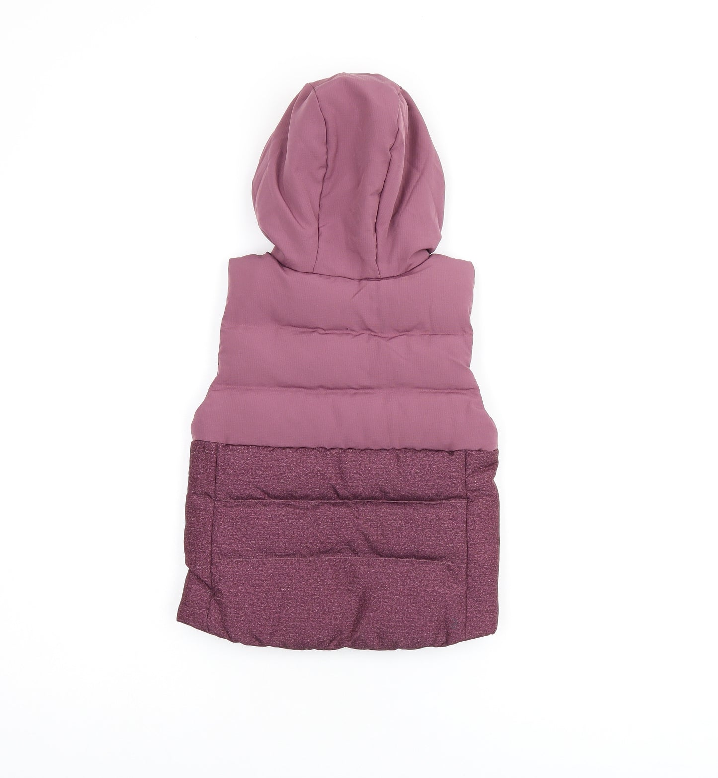 Quechua Girls Pink Gilet Coat Size 2-3 Years Zip