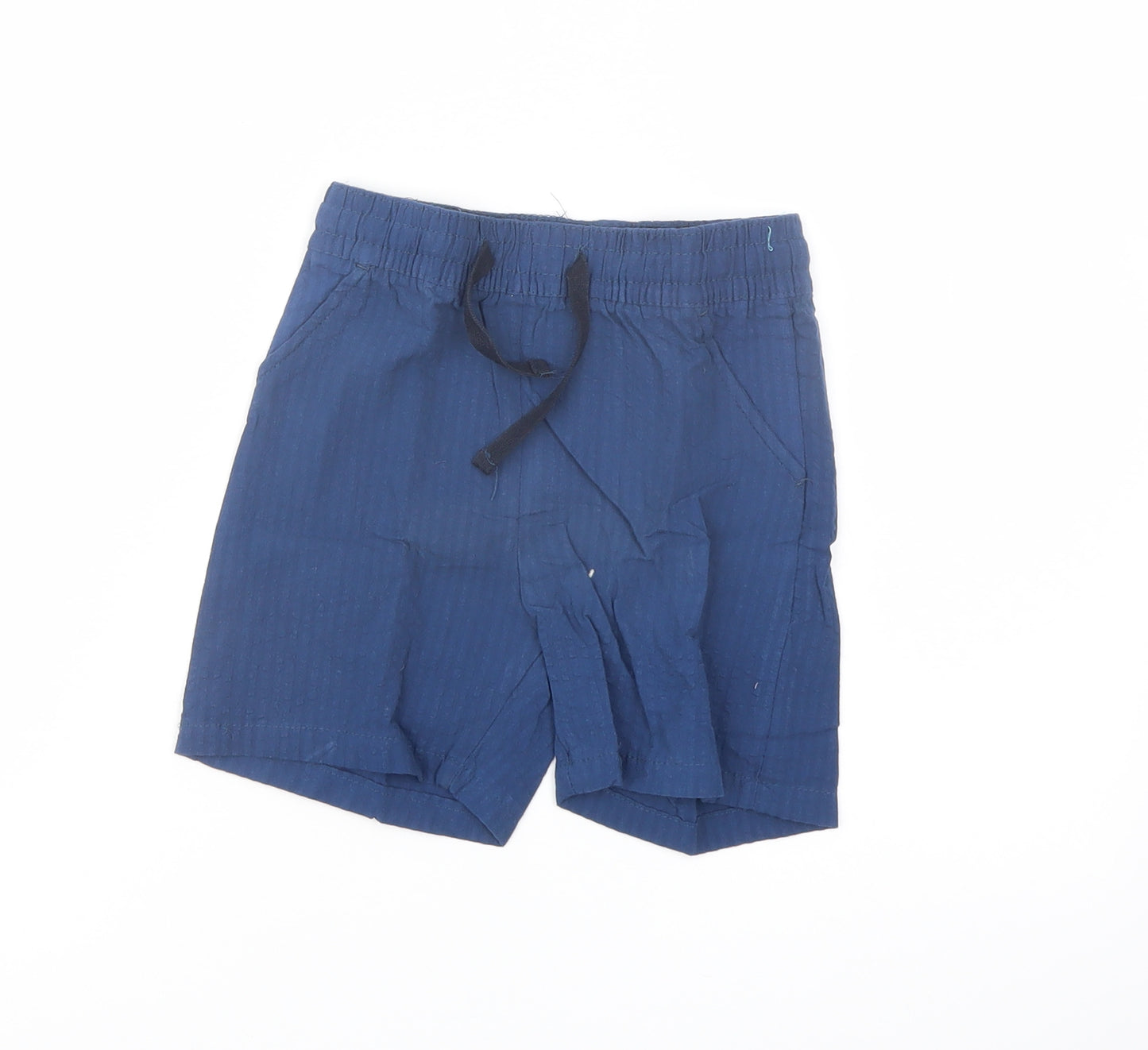 Lupilu Boys Blue Cotton Sweat Shorts Size 5-6 Years Regular Drawstring