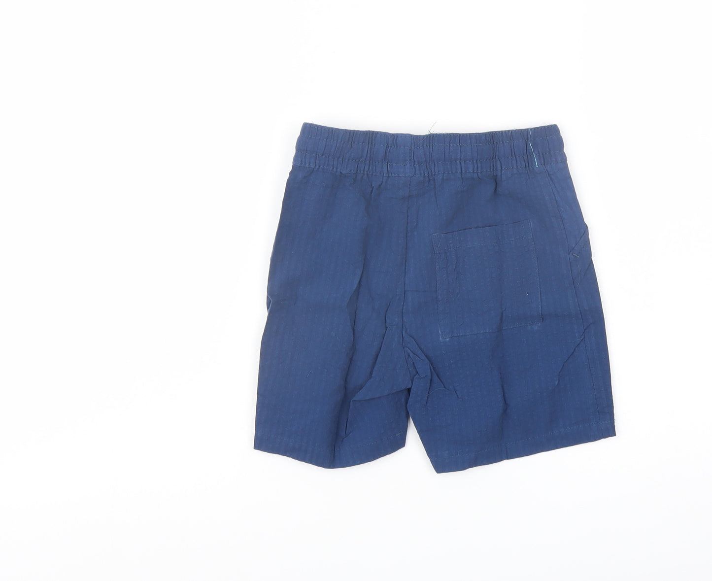 Lupilu Boys Blue Cotton Sweat Shorts Size 5-6 Years Regular Drawstring