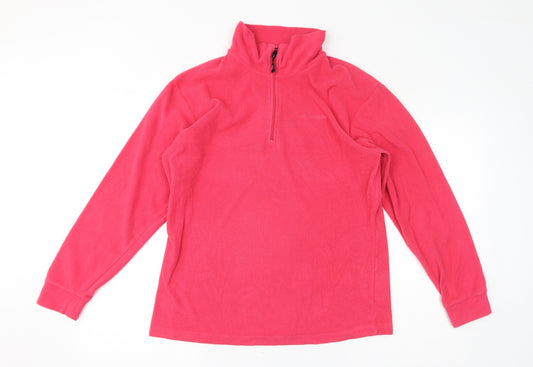 Trespass Womens Pink Polyester Pullover Sweatshirt Size XL Pullover