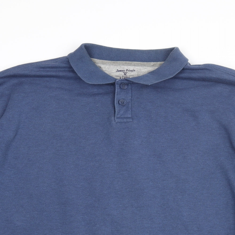 EWM Mens Blue Cotton Pullover Sweatshirt Size XL