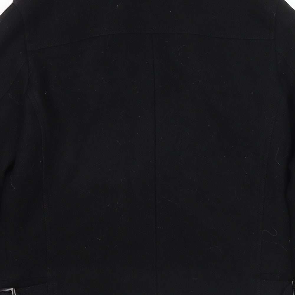 H&M Mens Black Jacket Size M Zip