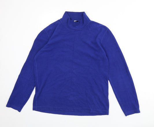 Uniqlo Womens Blue Polyester Pullover Sweatshirt Size M Pullover