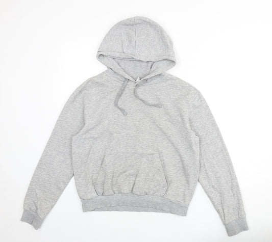 Divided by H&M Womens Grey Cotton Pullover Hoodie Size S Pullover