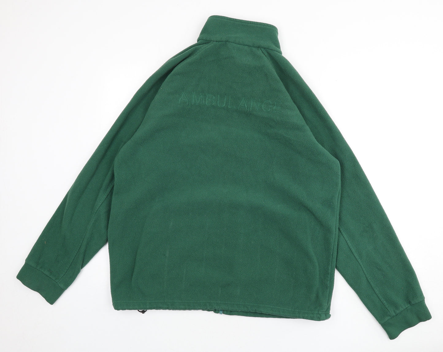 Regatta Mens Green Jacket Size L Zip - Ambulane