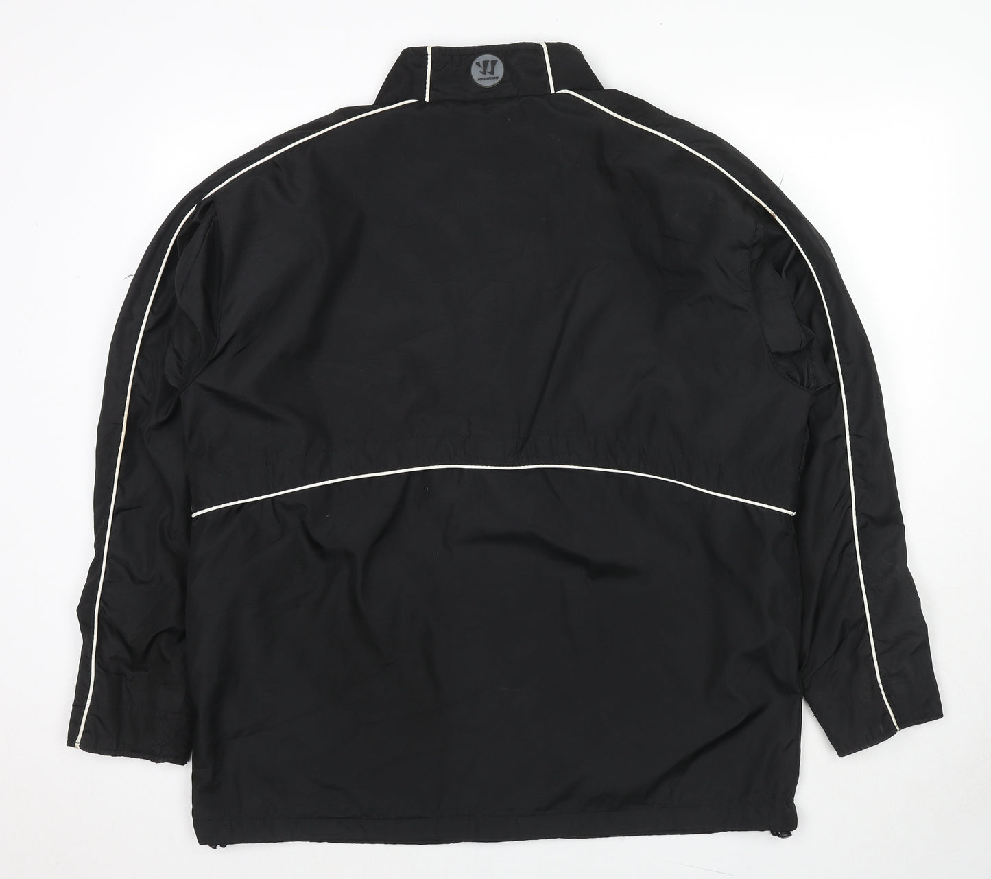 Warrior Mens Black Jacket Size L Zip - Hockey Club