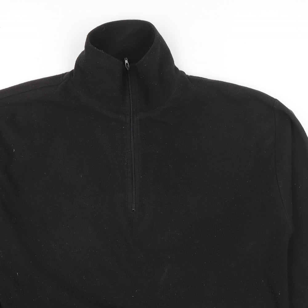 Trespass Mens Black Polyester Pullover Sweatshirt Size M