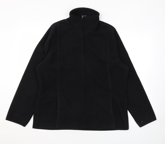 Charles Vogele Mens Black Jacket Size L Zip