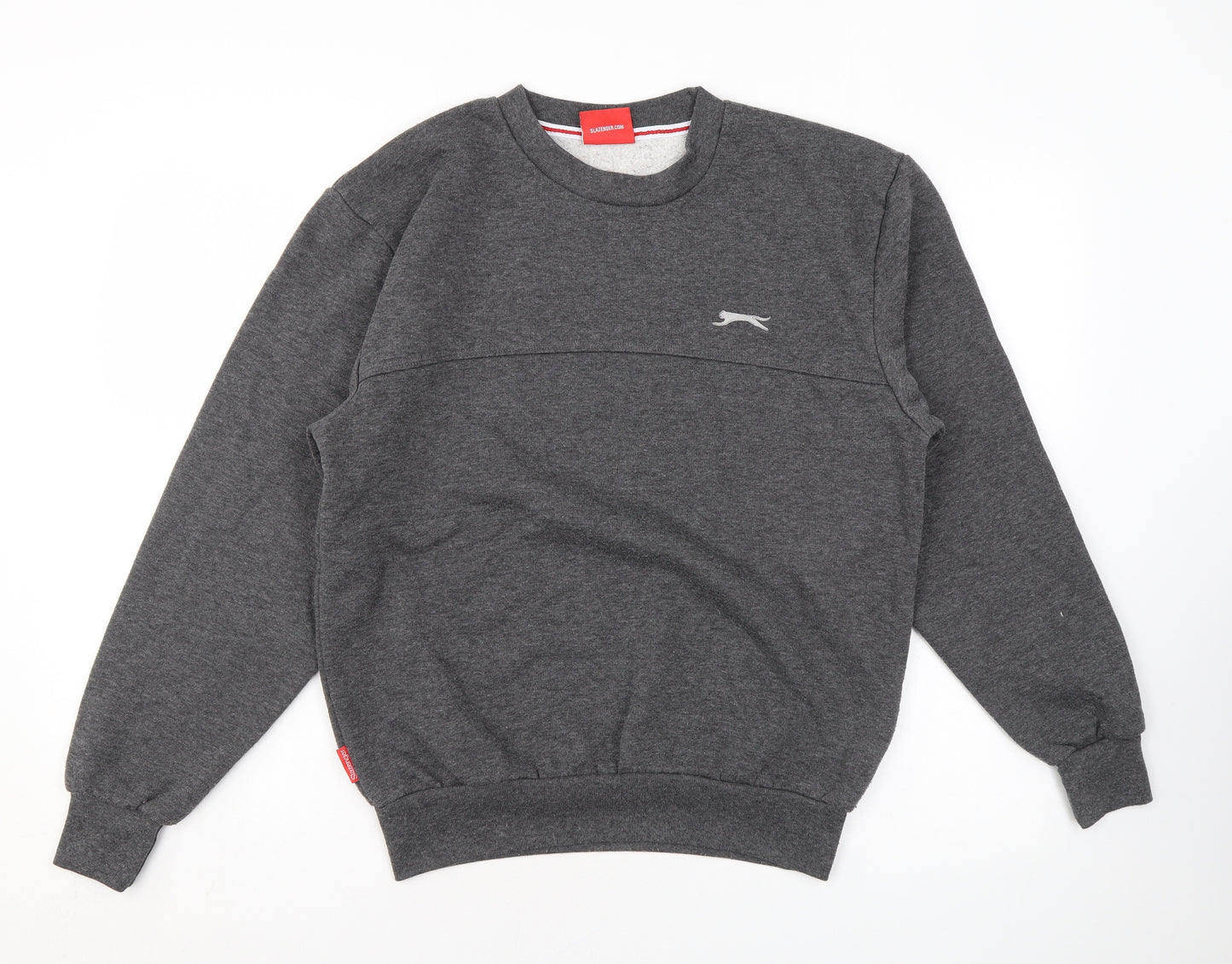 Slazenger Mens Grey Polyester Pullover Sweatshirt Size S