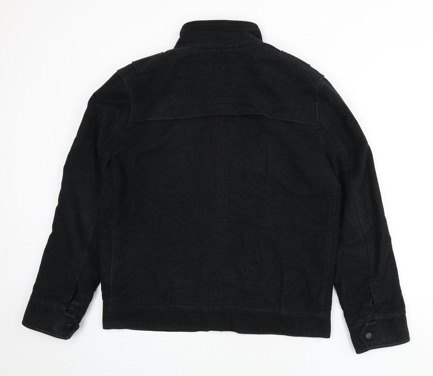 Thomas Nash Mens Black Jacket Size M Zip