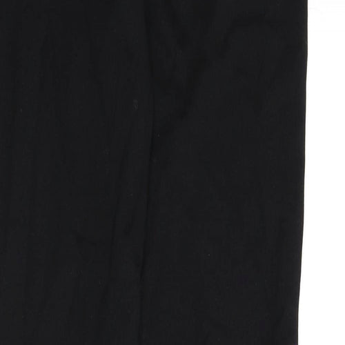 Limited Collection Womens Black Vinyl Capri Leggings Size 10 L28 in