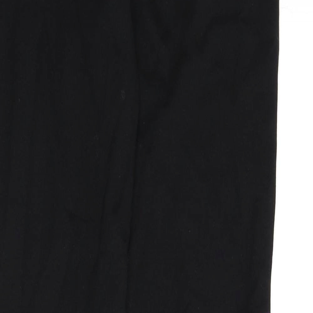 Limited Collection Womens Black Vinyl Capri Leggings Size 10 L28 in