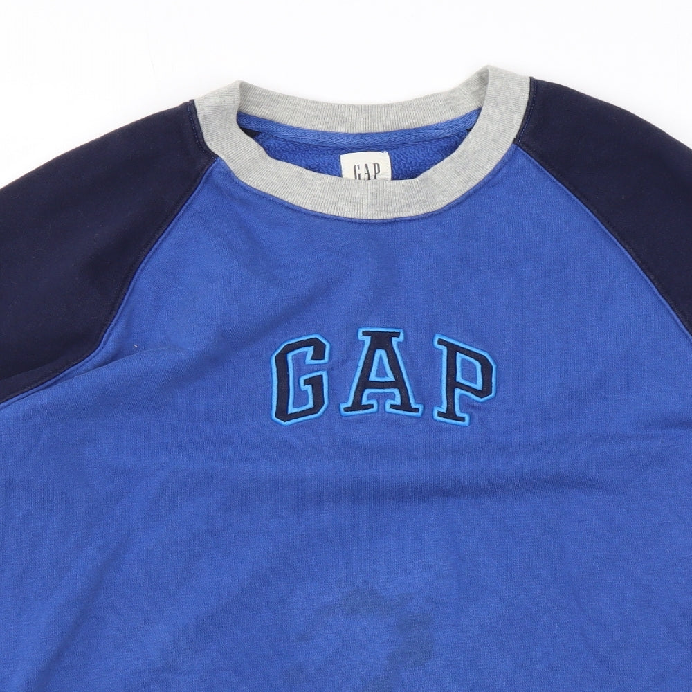 Gap Mens Blue Cotton Pullover Sweatshirt Size S