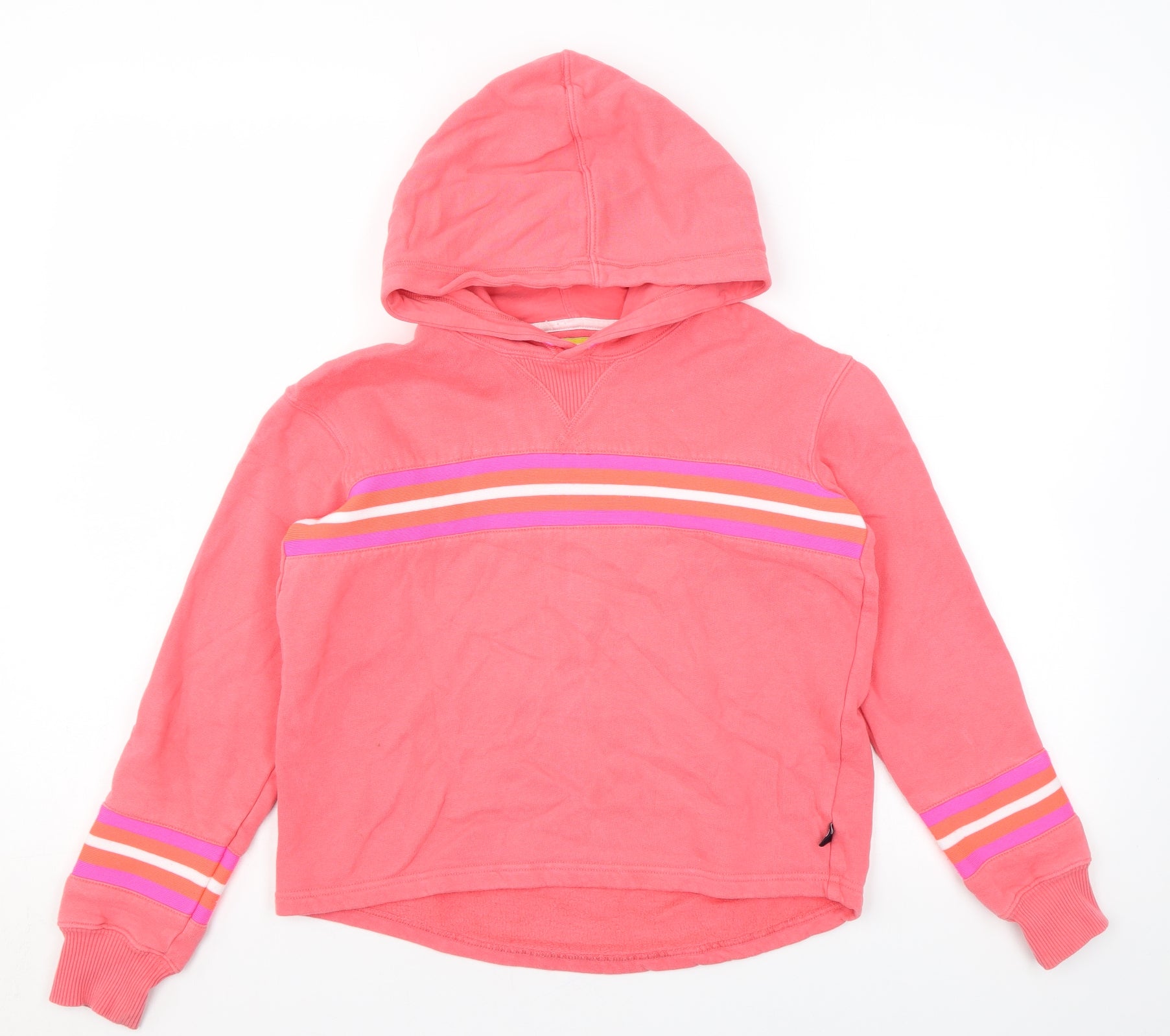 St Bert's Girls Pink Cotton Pullover Hoodie Size 78 Years Pullover