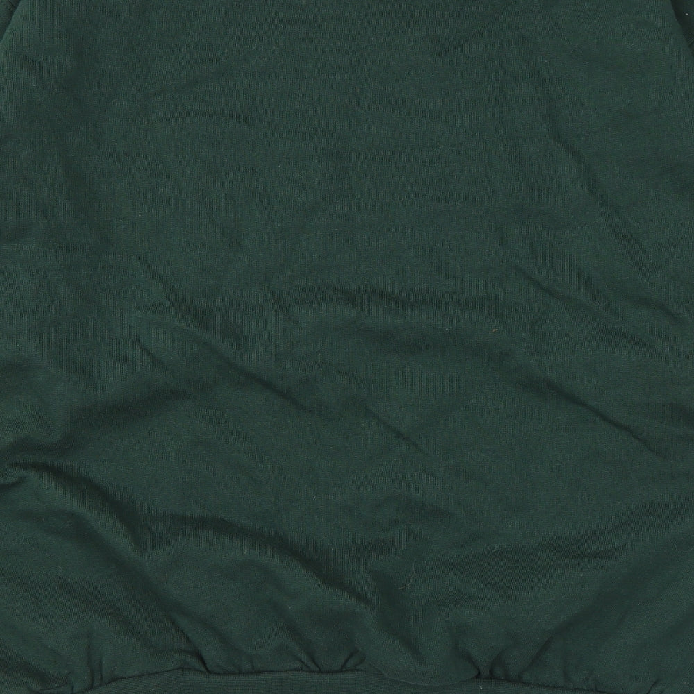 Hawkshead Mens Green Cotton Pullover Sweatshirt Size L