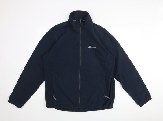 Berghaus Mens Blue Jacket Size XL Zip - Logo