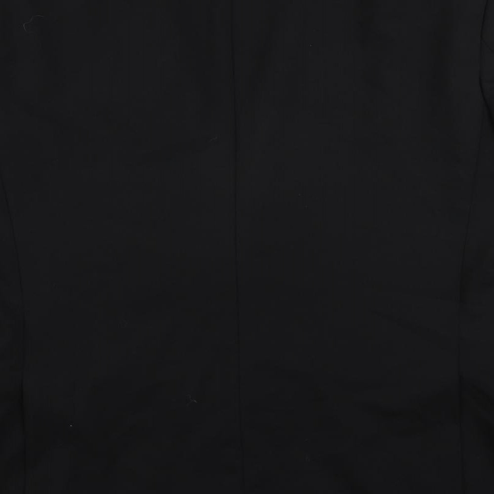 Autograph Mens Black Wool Jacket Suit Jacket Size 42 Regular