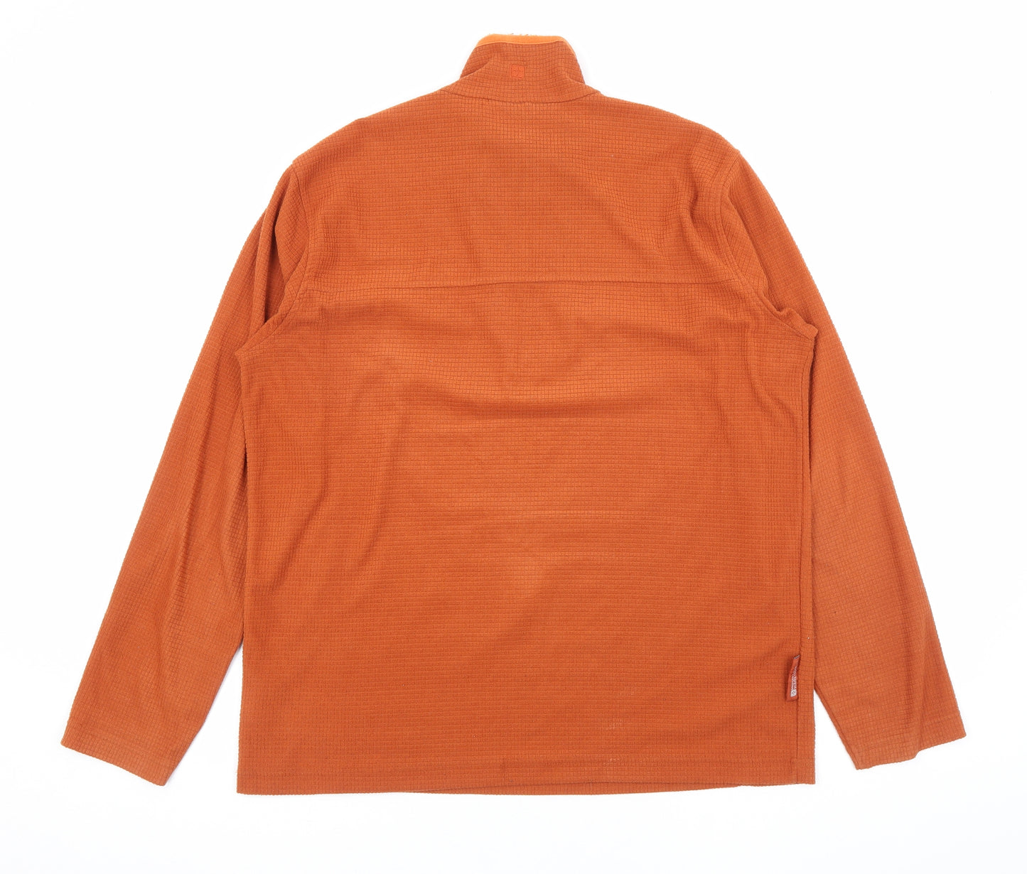 Mountain Warehouse Mens Orange Polyester Pullover Sweatshirt Size M