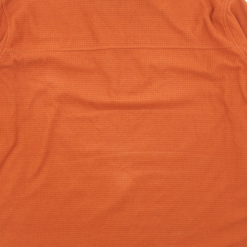 Mountain Warehouse Mens Orange Polyester Pullover Sweatshirt Size M