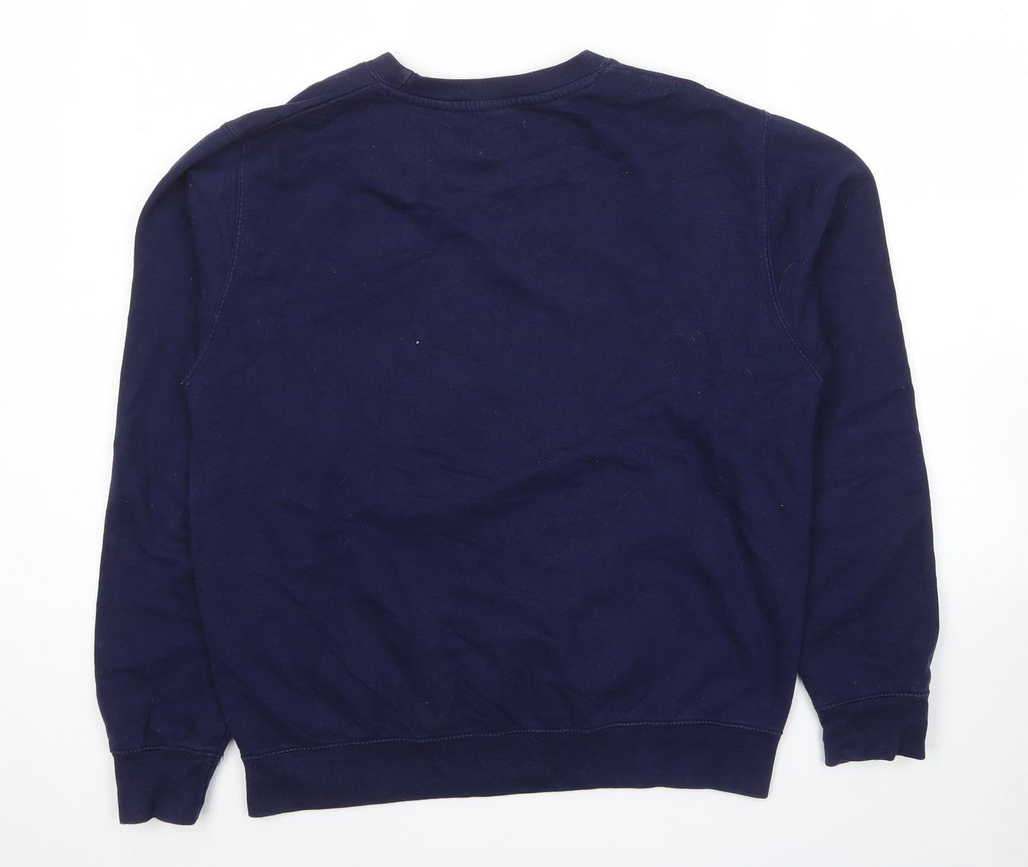 JustHoods Mens Blue Cotton Pullover Sweatshirt Size M - Ape Vs Ape