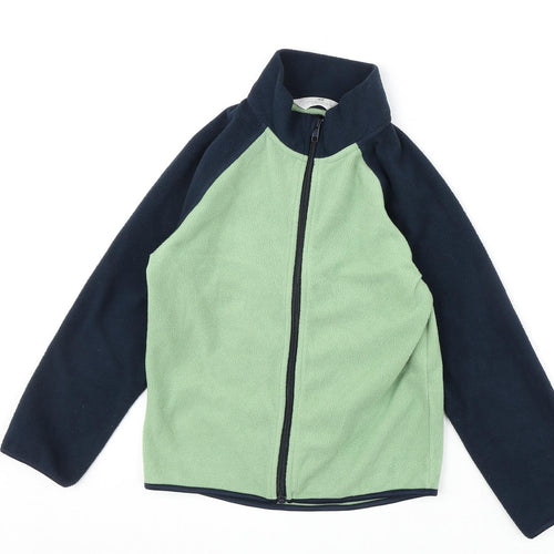 H&M Boys Green Jacket Size 6-7 Years Zip - Size 6-8