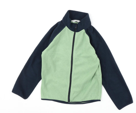 H&M Boys Green Jacket Size 6-7 Years Zip - Size 6-8