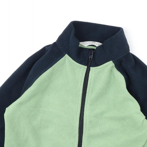 H&M Boys Green Jacket Size 6-7 Years Zip - Size 6-8