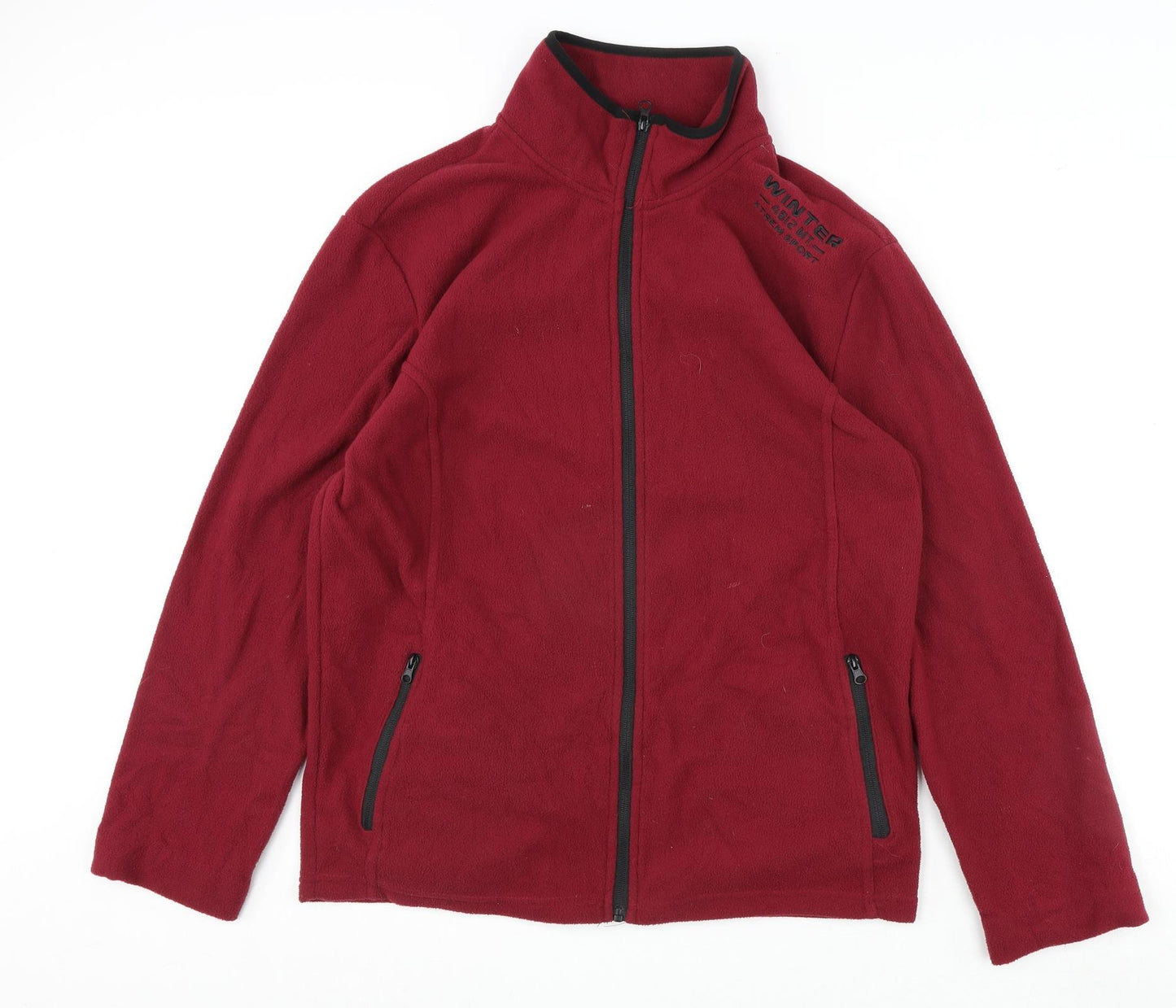 Atlas Mens Red Jacket Size L Zip