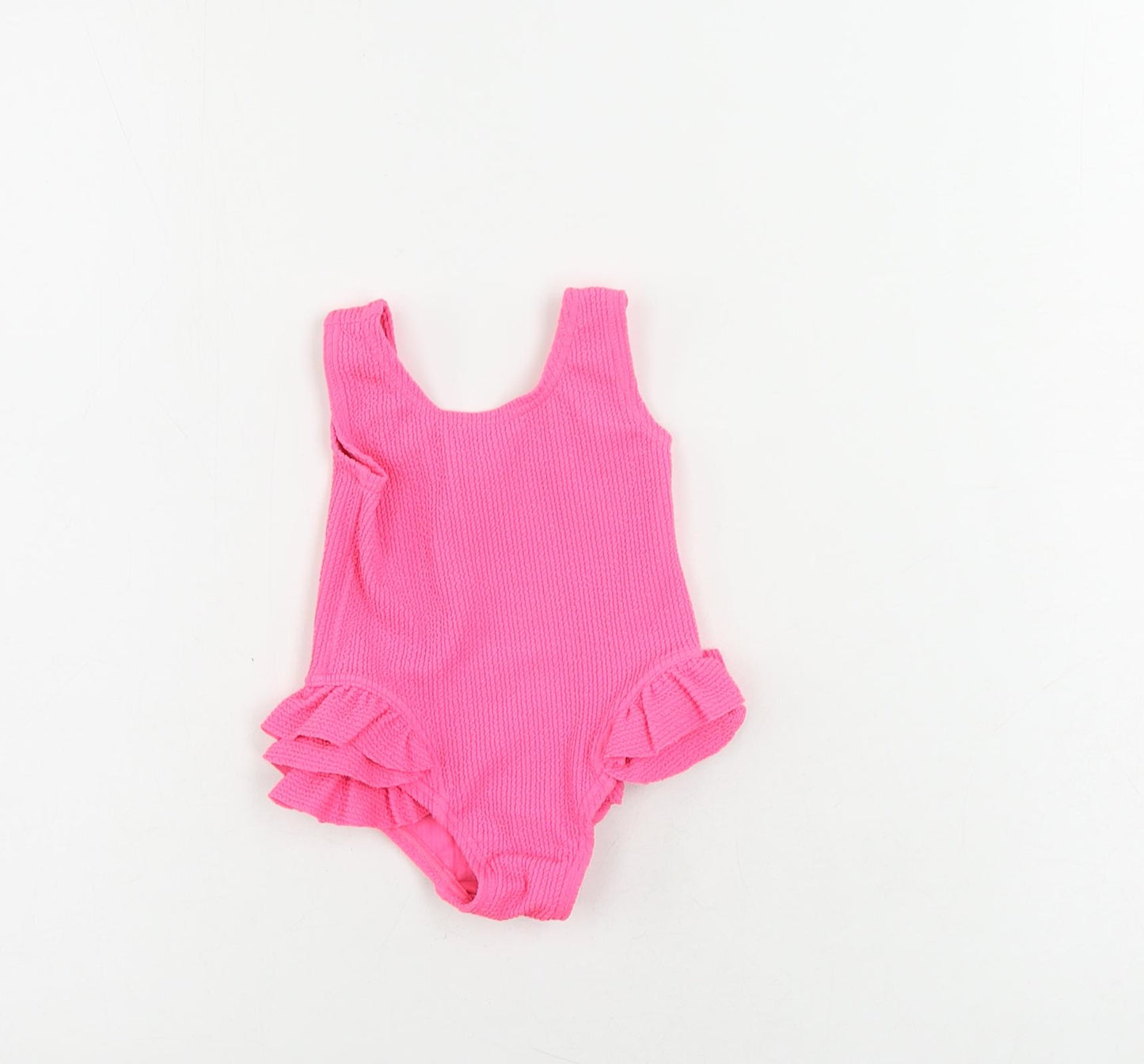 Marks and Spencer Baby Pink Polyester Leotard One-Piece Size 0-3 Months Pullover - Swimsuit