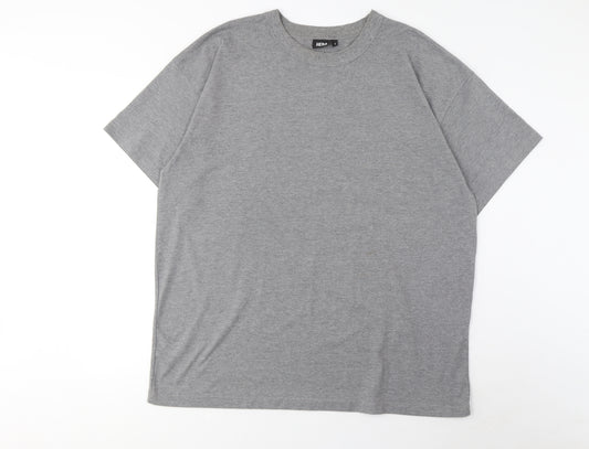 Hera Mens Grey Cotton T-Shirt Size S Crew Neck