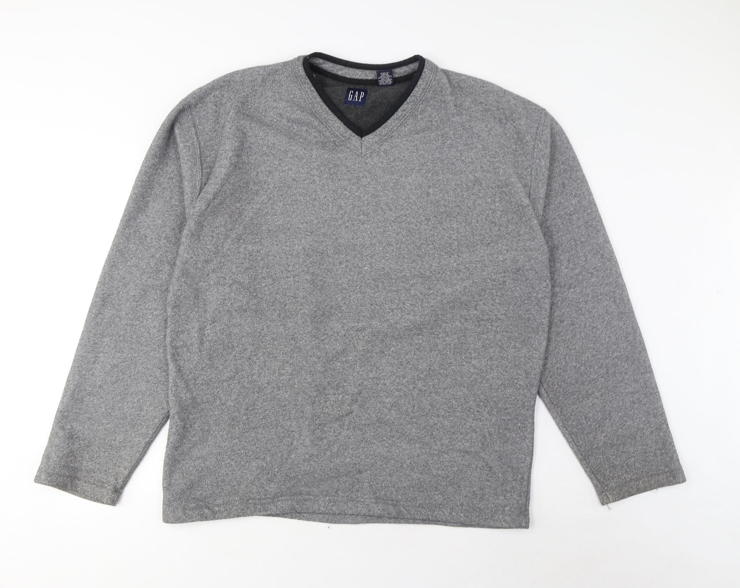 Gap Mens Grey Polyester Pullover Sweatshirt Size XL