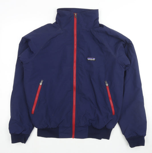 Patagonia Mens Blue Jacket Size S Zip