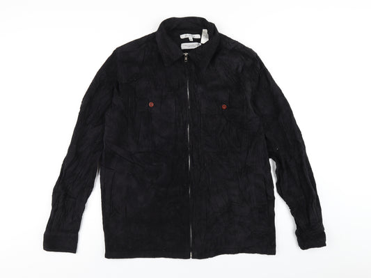 Bellfield Mens Black Jacket Size M Zip