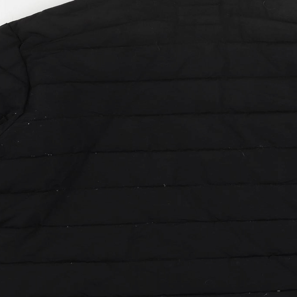 NEXT Mens Black Quilted Jacket Size L Zip