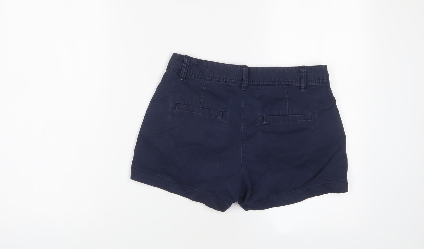 Gap Girls Blue Cotton Chino Shorts Size 4 Years L3 in Regular Hook & Eye