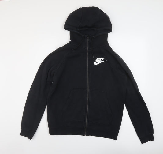 Nike Mens Grey Cotton Full Zip Hoodie Size S