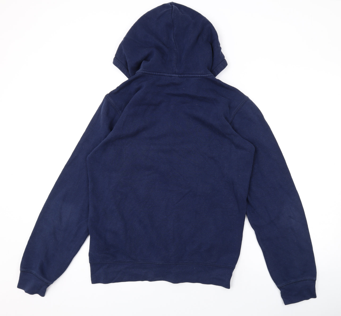 Neo Label Mens Blue Cotton Full Zip Hoodie Size S